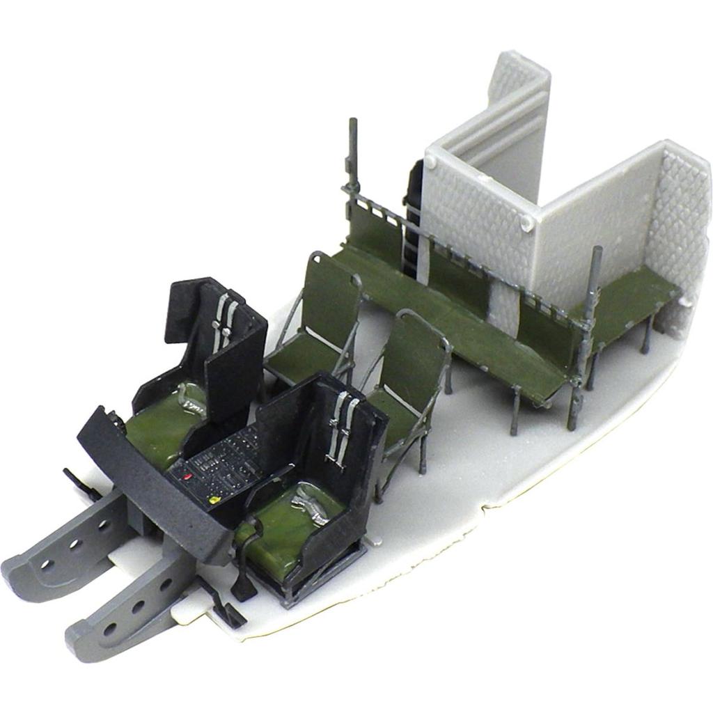 Modelink Japan 1/72 UH-1H Iroquois Interior Detail-Up Parts Set for Plastic Model Kits V72184 3D Printed UV Resin