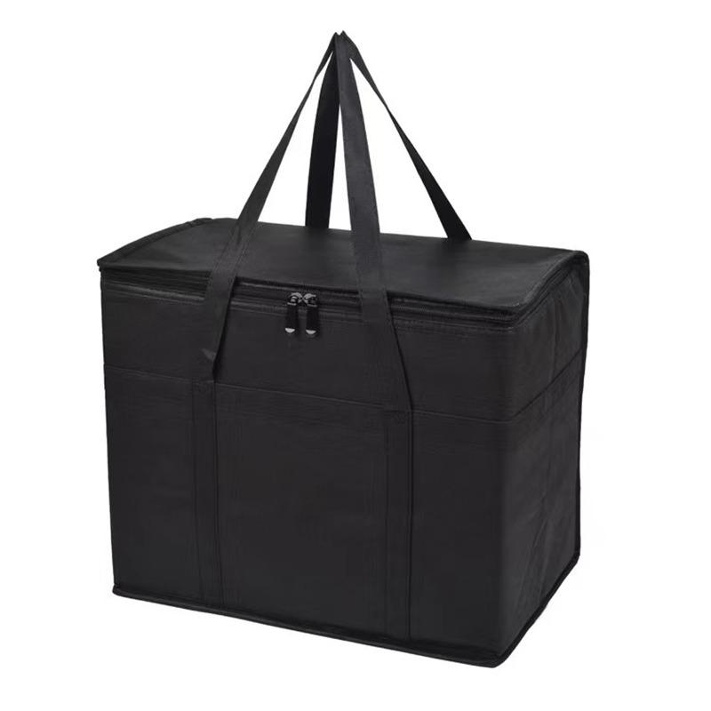 Large Insulated Reusable Grocery Bag Foldable Thermal Cooler Bag Hot Cold Keep Warm Food Delivery Picnic Shopping Bag