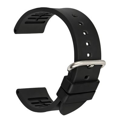 WatchBand New High Quality Fluororubber Watchbands 20mm 22mm 24mm Fashion Sports Rubber Strap Watch Band  Watch Bracelet Belt