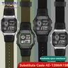 AE1200 Nylonarmband Für CASIO AE-1200 AE-1300 W-216H A158 W-219 Outdoor Sportuhrarmband modifiziert Herren Armband Handgelenkband 18mm