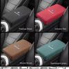 Car Armrest Mats Memory Foam Arm Rest Cushion Interior Accessories For VW GTI Polo Golf Passat Tiguan Arteon Jetta Taigo Hub Cap