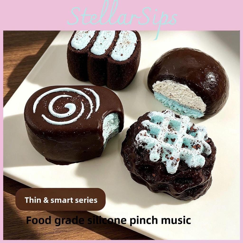 Chocolate Series Food Grade Silicone Stress Relief Toy For Kids And Teens