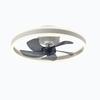 Ceiling Fan with Integrated Light and Remote Control, 6-Speeds, Bedroom Use
