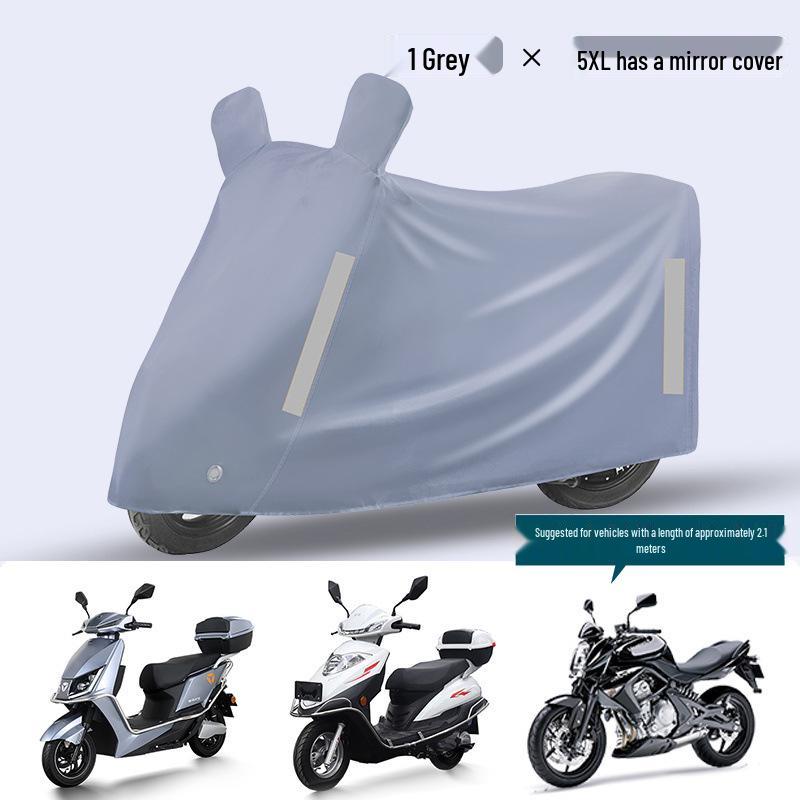 Electric Motorcycle Dustproof & Rainproof Cover Set for Scooters and Battery Cars