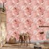 Wallpaper Marble Coral, Red, Peach and Cream 50x1000