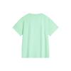 Li-Ning Sports Lifestyle Series Letter Floral Print Sweat-Absorbing Round Neck Loose Sports Short Sleeve T-Shirt Women Tops Cool-Green AHSU354-3