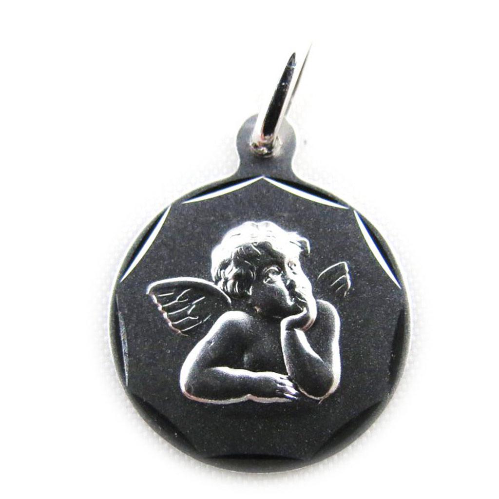 Les Trésors De Lily [J4013] - Rhodium-plated 'Little Angel' Pendant (Gold - 9 Carats)