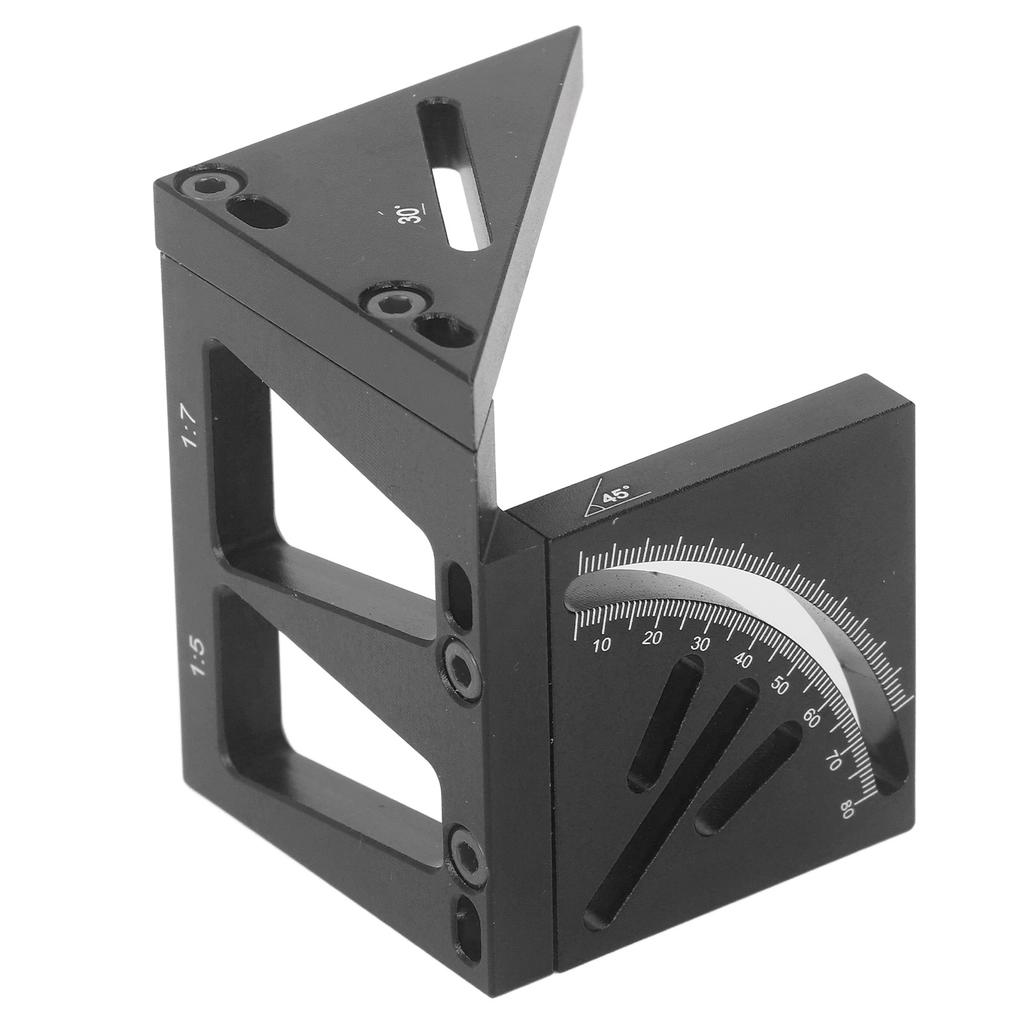Multi Angle 3D Protractor 45 Degree  Ing Rul  Essential Woodworking Line      Tool for   Centreline