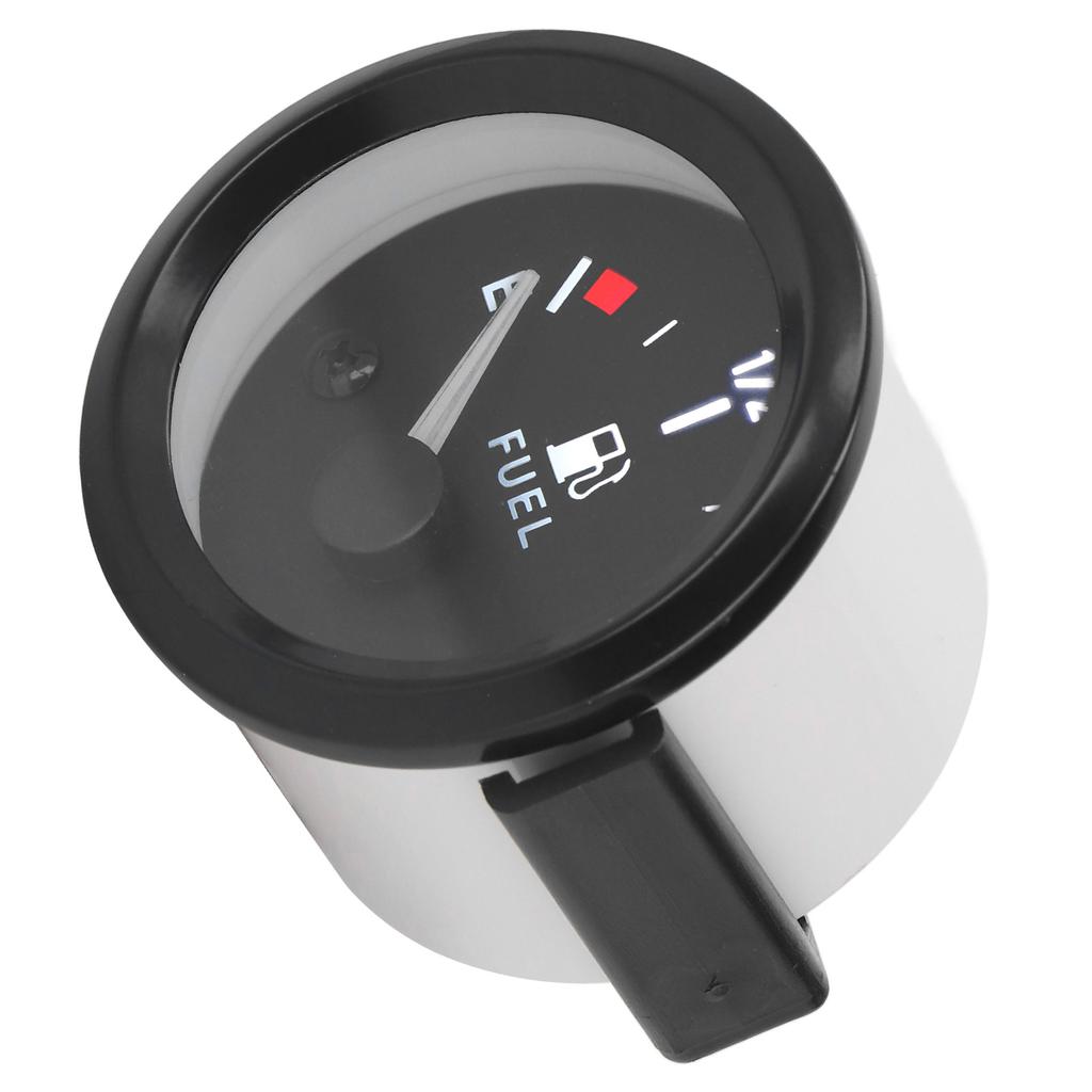 2in Fuel Level Gauge Motorcycle Fuel Tank Meter with LED Backlight for Gasoline Modified Models