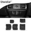 Central Control Power Socket Cove Panel Trim For Ford F-150 21+Black Wood Grain