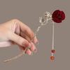 Retro Chinese Style Tassel Hair Clip For Women Hair Stick Pins Flower Handmade Hairpins Charm Jewelry Accessories Hair Ornaments