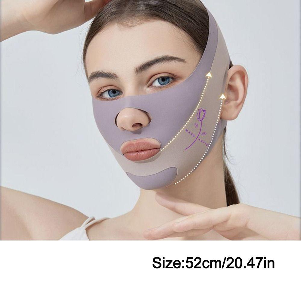 Adjustable Face Lifting Tightening Belt V Shaped Chin Up Mask V Line Shaping Mask  for Woman