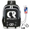 3 Piece School Backpack Set for Students Large Capacity Oxford Cloth Schoolbag with Shoulder Strap and Pencil Case