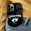 Lesotho Flag Soft Phone Case for iPhone 17 Air 16e Pro max 15 Pro 13 14 Plus 11 12 MagSafe Magnetic Coque