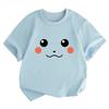 Potdemiel Pikachu Print  Children's T-Shirt, New Summer Style, Casual, Comfortable, and Breathable Children's Top