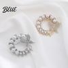 Elegant Butterfly Jewelry Ladies Brooch Pin Rhinestone Faux Pearl Lapel