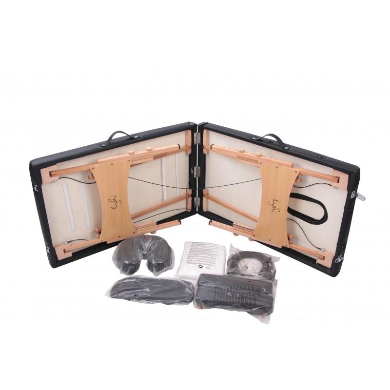 Folding Massage Table With Accessories And Cover Tdm102 Black Yoghi