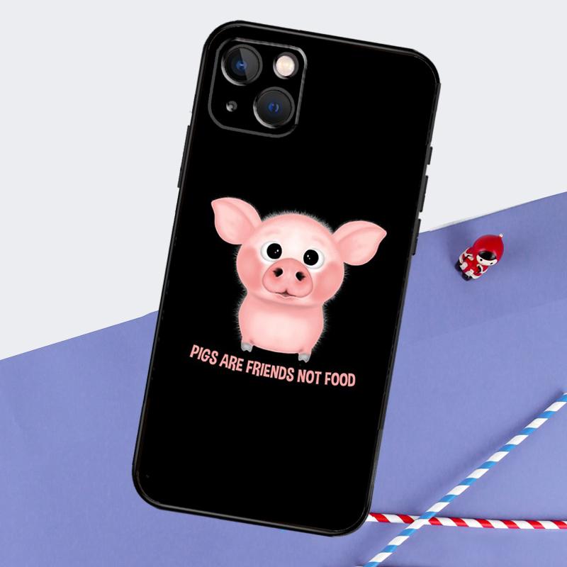 Vegetarian VEGAN ANIMAL LOVE VEGGIE Phone Case For iPhone 16 Pro Max 12 13 Mini 11 14 15 Pro Max XR 15 16 Plus 16e Back Cover