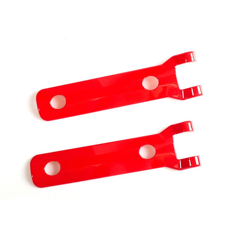 

2 шт./компл. крышка петли задней двери багажника автомобиля отделка автомобильные внешние аксессуары декоративная крышка подходит для Ford Bronco 2024 (3 цвета) красный