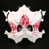 Men's Halloween Blood Half-Face Mask Horror Skeleton Dragon Tiger Wolf Carnival Party Cosplay Prop Men's Halloween Costume