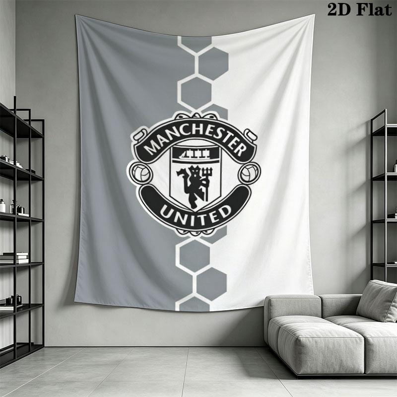 Fearless MUFC CrewWall Hanging Printed Fabric Blanket Decorative Tapestries for Bedroom Living Room Home Decor