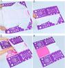 KUUJOJO T-Shirt Folding Board Durable Flip Fold Clothes Folder Save Time Easy to Fast Plastic Clothes Folding Boards for Adults
