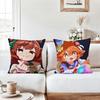 Söt U-Uma M-Musume P-Pretty D-Derby Kuddfodral Kontorskuddar Lämpliga för Soffa Bil Sovrum Dekorativt Kuddfodral