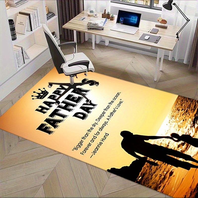 Father, Love, Ocean Office Carpet Soft Polyester Entrance Carpet Washable Non-slip Machine Washable Indoor Carpet Living Room Bedroom Dining