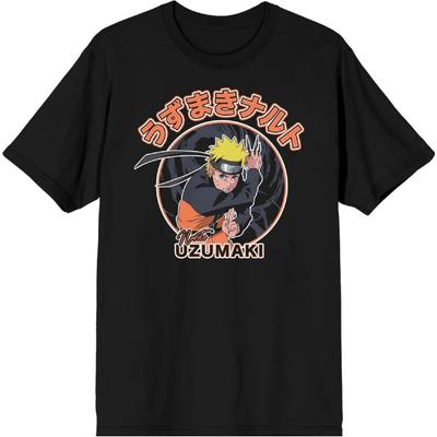 Naruto Shippuden Nine Tails Ninja Men's Black Tshirt