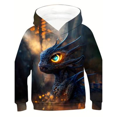 Unisex Neuheit Hoodie 3D Druck Anime Monster Grafik Hoodie Tasche Pullover Mit Kapuze Outdoor Sweatshirt Kinder Tops Kleidung