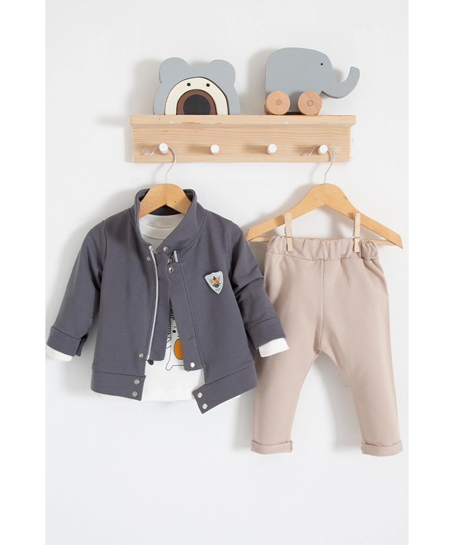 

We Are 3 шт. 100% хлопок комплект для мальчика с курткой