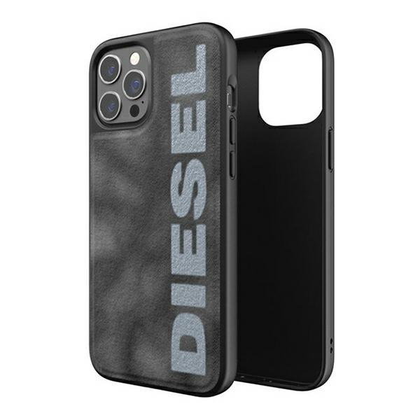 Diesel Etui Formowane Bleach Denimiphone 12/12 Pro Szaro-Biały/Grey-White 44297