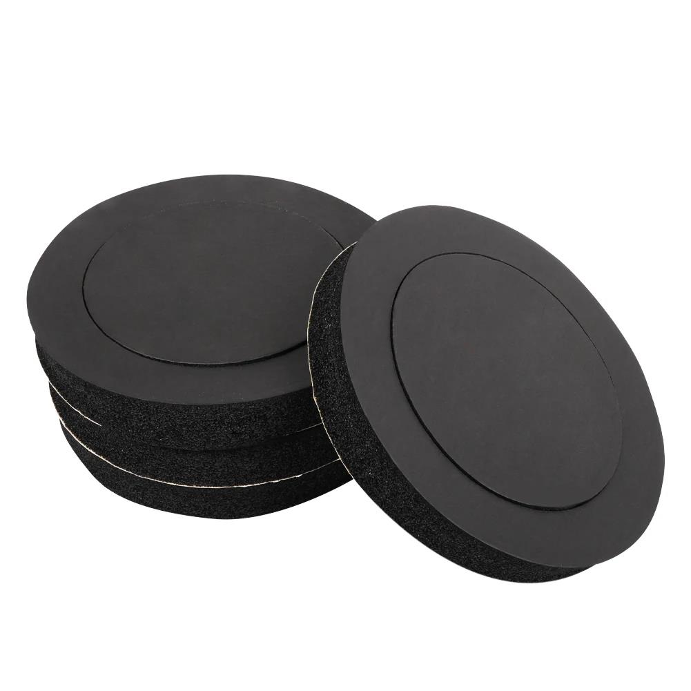 4Pcs 6.5 Inch Universal Car Speaker Foam Ring Soundproof Acoustic Seal Pad Strong Self-Adhesive Auto Door Audio Enhancer Heat Shields 2