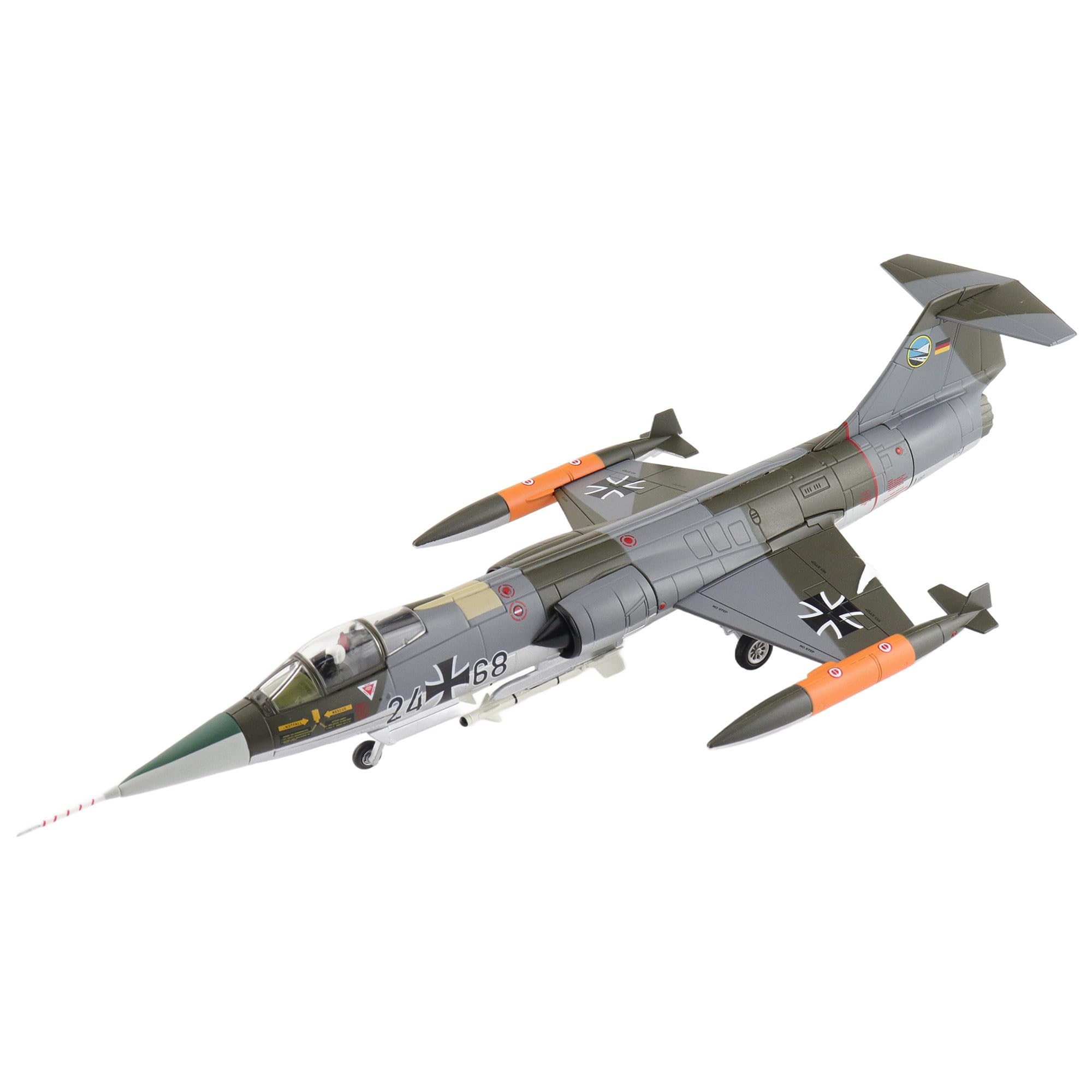 

HOBBY MASTER Starfighter ВВС Западной Германии 74-я истребительная эскадрилья 1970 Готовое изделие HA1078 1/72 F-104G Мёльдерс