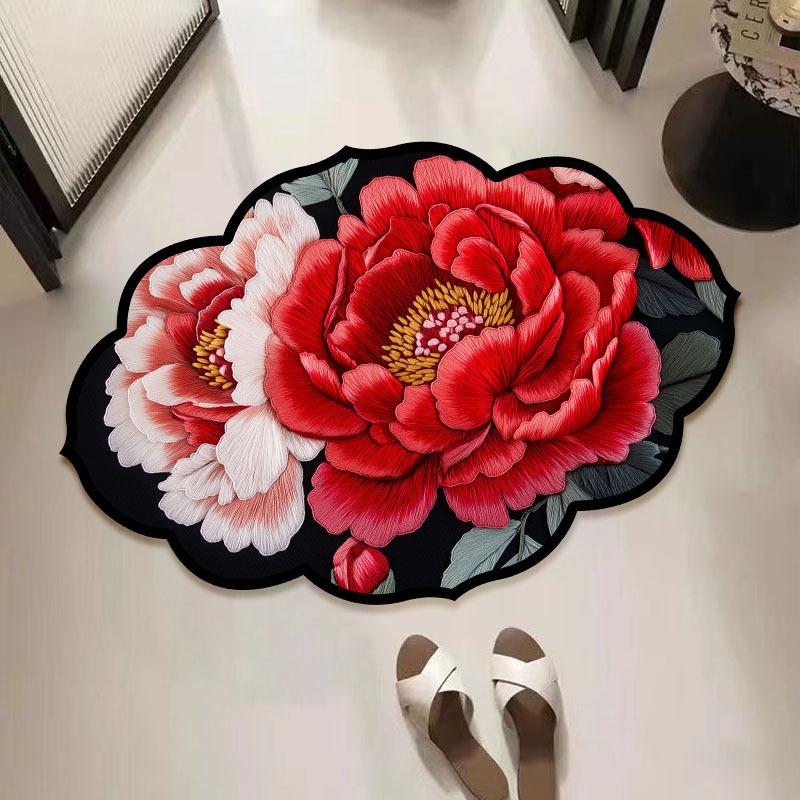 Bathroom Floor Mats Bathroom Water Absorption Quick Drying  Dirt Resistant Anti Slip Foot Mats  Diatom Mud  Soft Foot Mats