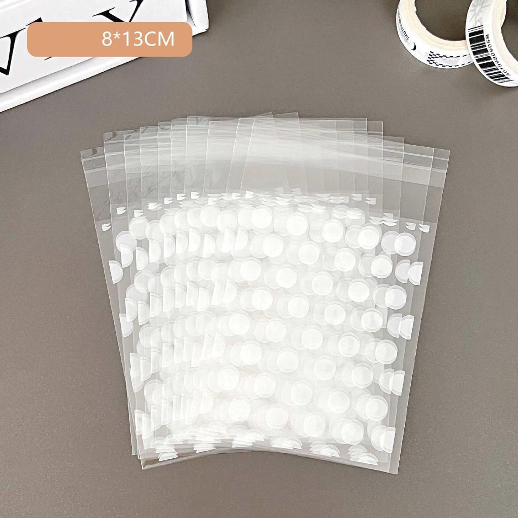 50Pcs Opp Plastic Bag Self Adhesive Transparent Plastic Bags Beads Jewelry Storage Packaging Gift Bag Small Card Holder