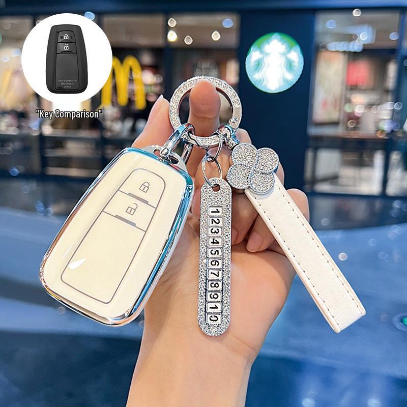 Key Covers for Women - Compatibles: Toyota Corolla, Camry, Levin, Avalon, Highlander, RAV4, CHR.
