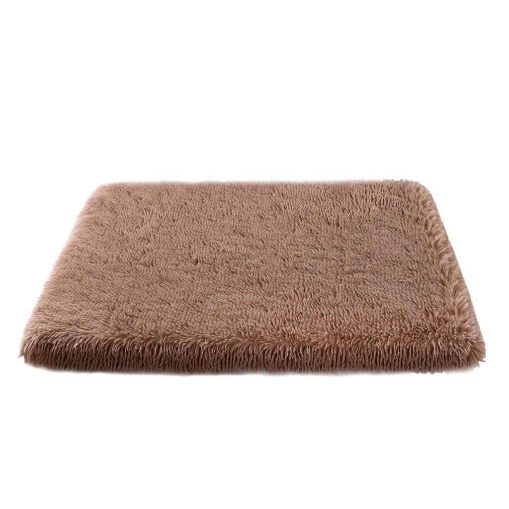 Plush Waterproof Pet Mattress: Warm, Removable, Washable Mat for Dogs & Cats