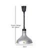 Commercial Food Heating Lamp Restaurant Telescopic Hanging Food Warming Lamp Parties Buffet Food Warmer Lamp