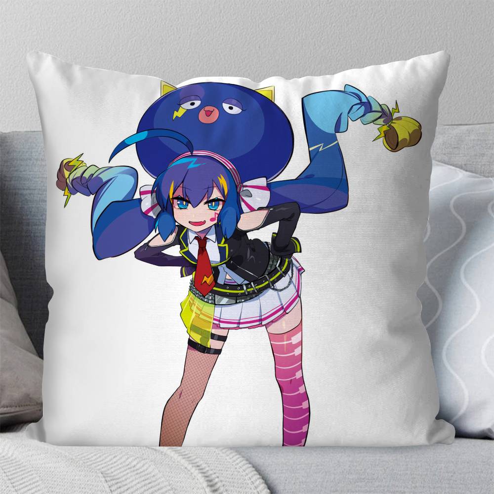 Virtual Singer OOtomachi Una Pillow Case Fashion Square Pillowcase Bedroom Sofa Room Ins Decoration Leisure