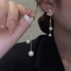 New Korean Style Temperament Pure White Pearl Shell Stud Earrings for Women Wedding Birthday Jewelry Sweet Gift Ladies Vintage