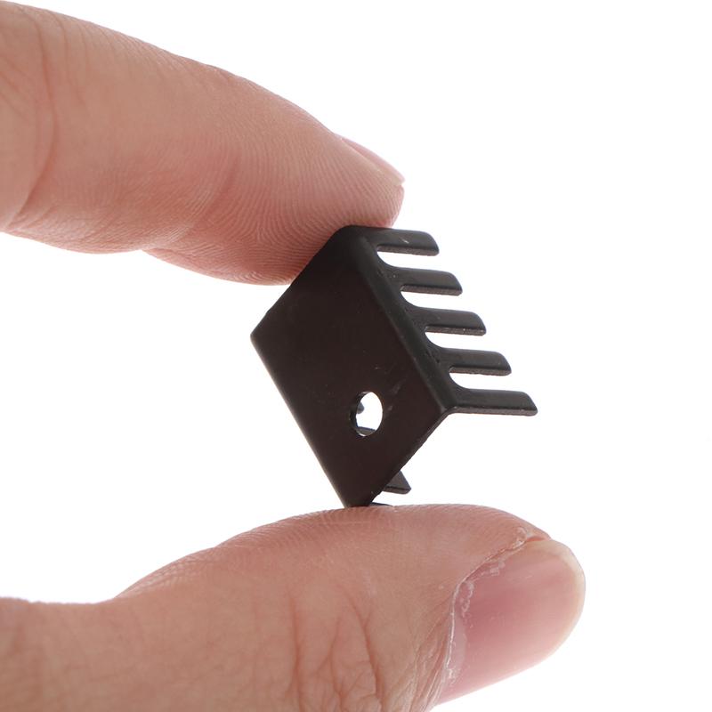 10Pcs To-220 Aluminum Profile 7805 Heatsink 781 Radiator Heat Sink 19*15*10Mm Aluminum Alloy Profile Cooler