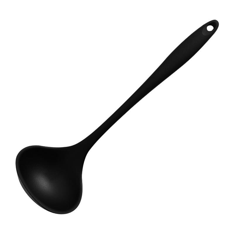 Silicone Ladles Soup Spoons Nonstick Heat Resistant Large Soup Ladle With Long Handle For Home Kitchen Cooking