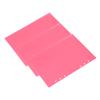 50PCS A5 6 Hole Loose Leaf Binding Cover Plastic Matte Cover for for Report and Presentation