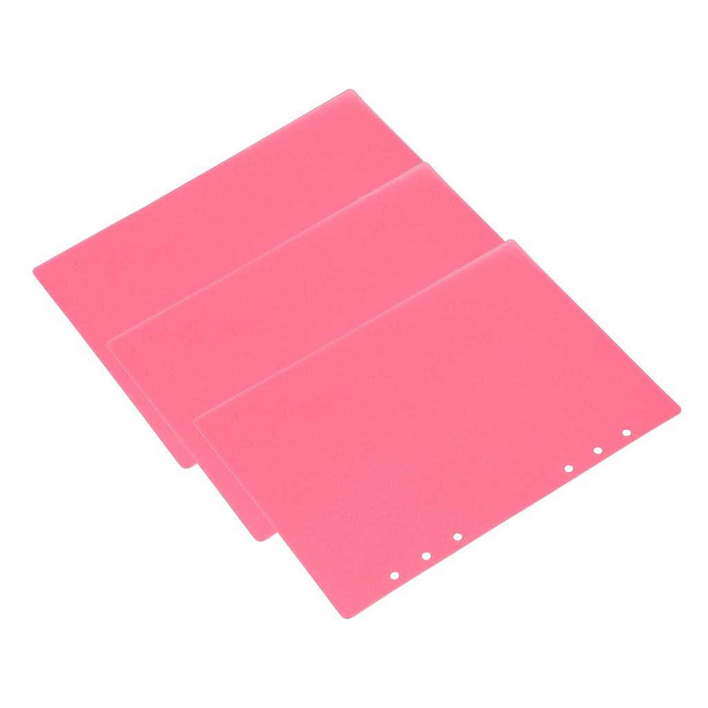 50 STÜCKE A5 6 Löcher Loseblatt Bindekappe Kunststoff Mattes Cover für für Bericht und Präsentation