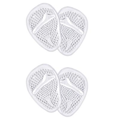 2 Pairs of Metatarsal Pads Transparent For Women Stop Feet from Sliding Forward