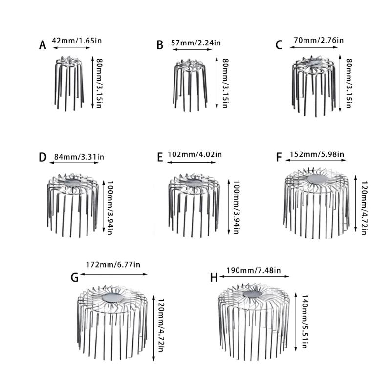 Stainless Steel Mesh Drain Pipe Protector Outdoor Balcony Drainage Cover Leaf Debris Trap Downpipe Strainer Enduring