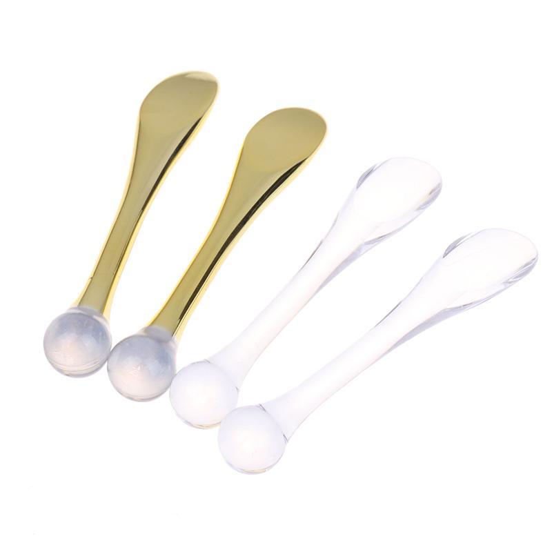 1/5/10Pcs Eye Cream Applicator Spoon Roller Massage Stick Cosmetic Spatulas Anti-Wrinkle Facial Mask Skin Care Plastic Spoon