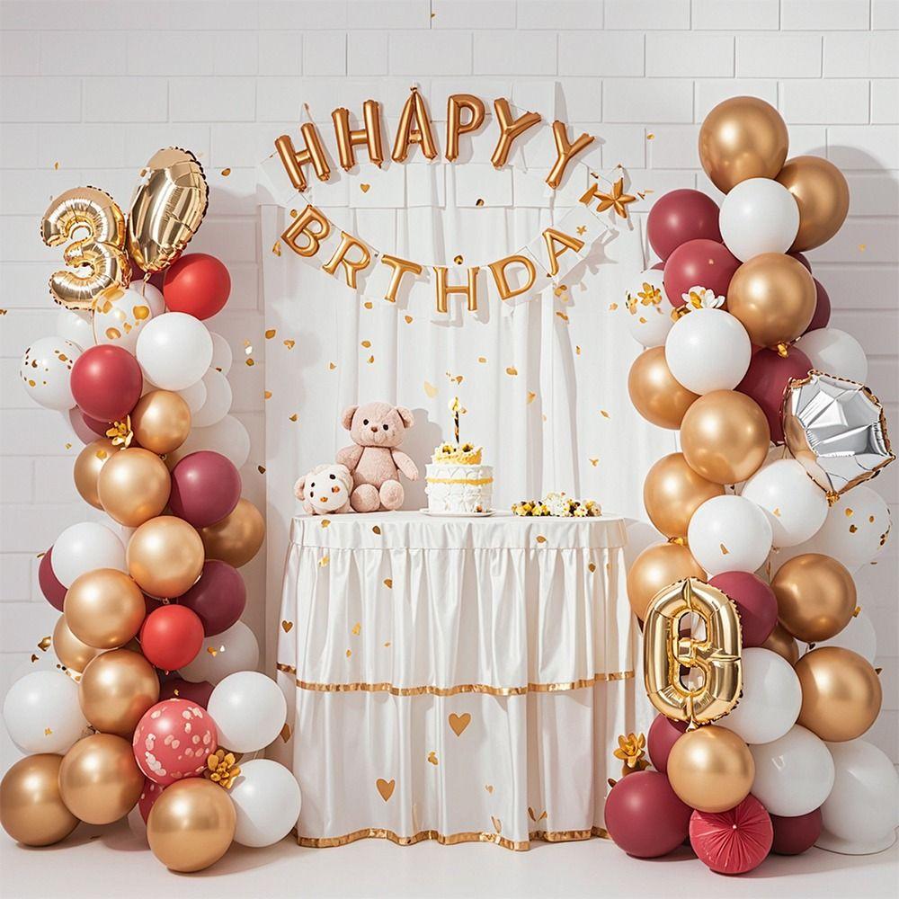 1/2Set Transparent Balloon Column Kit with Base with Pole Balloon Arch Bracket Photo Props Can Be Filled with Water