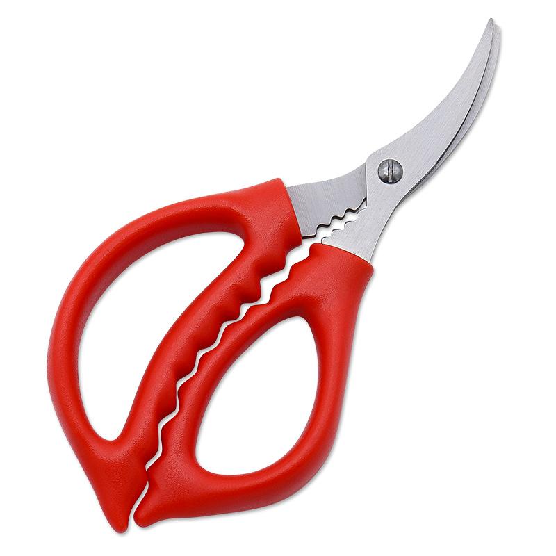 Elbow Stainless Steel Sharp Blade Kitchen Shrimp Clippers Remove Shrimp String Peel Household Seafood Scissors